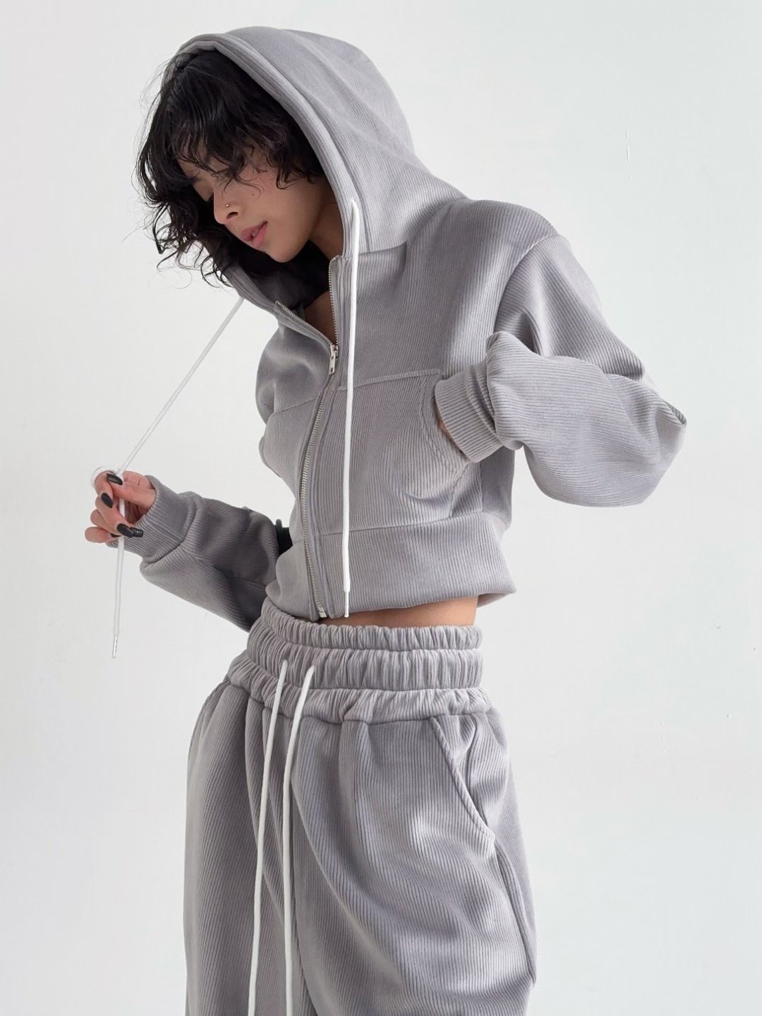 KIKI ROOM東大門㊣代購女裝新款休閑真品衛衣泰迪熊連帽衫KIKI ROOM衛衣