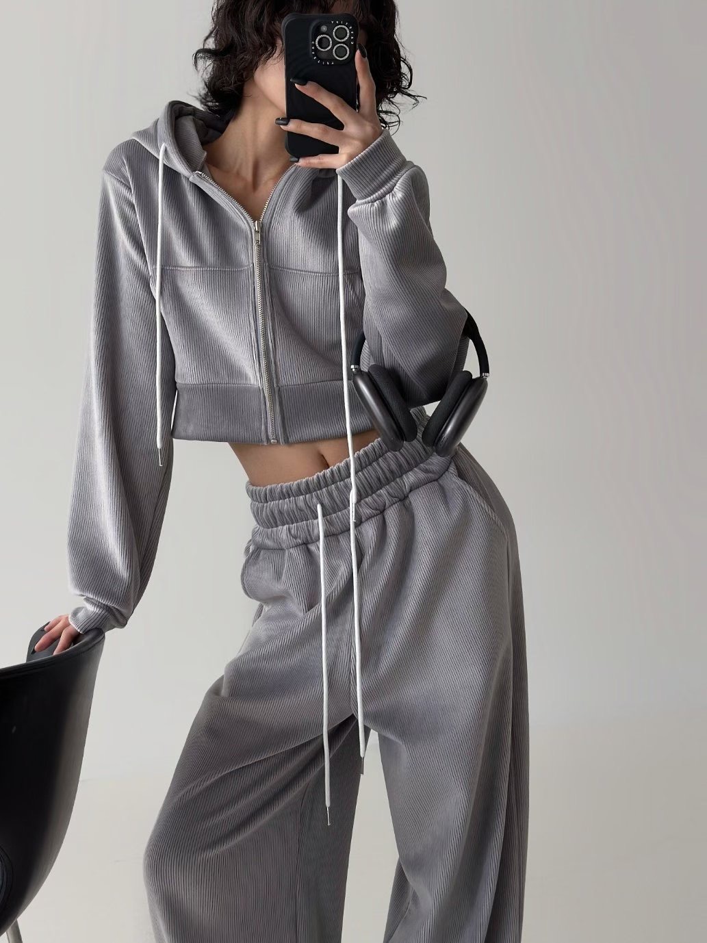 KIKI ROOM東大門㊣代購女裝新款休閑真品衛衣泰迪熊連帽衫KIKI ROOM衛衣圖色1