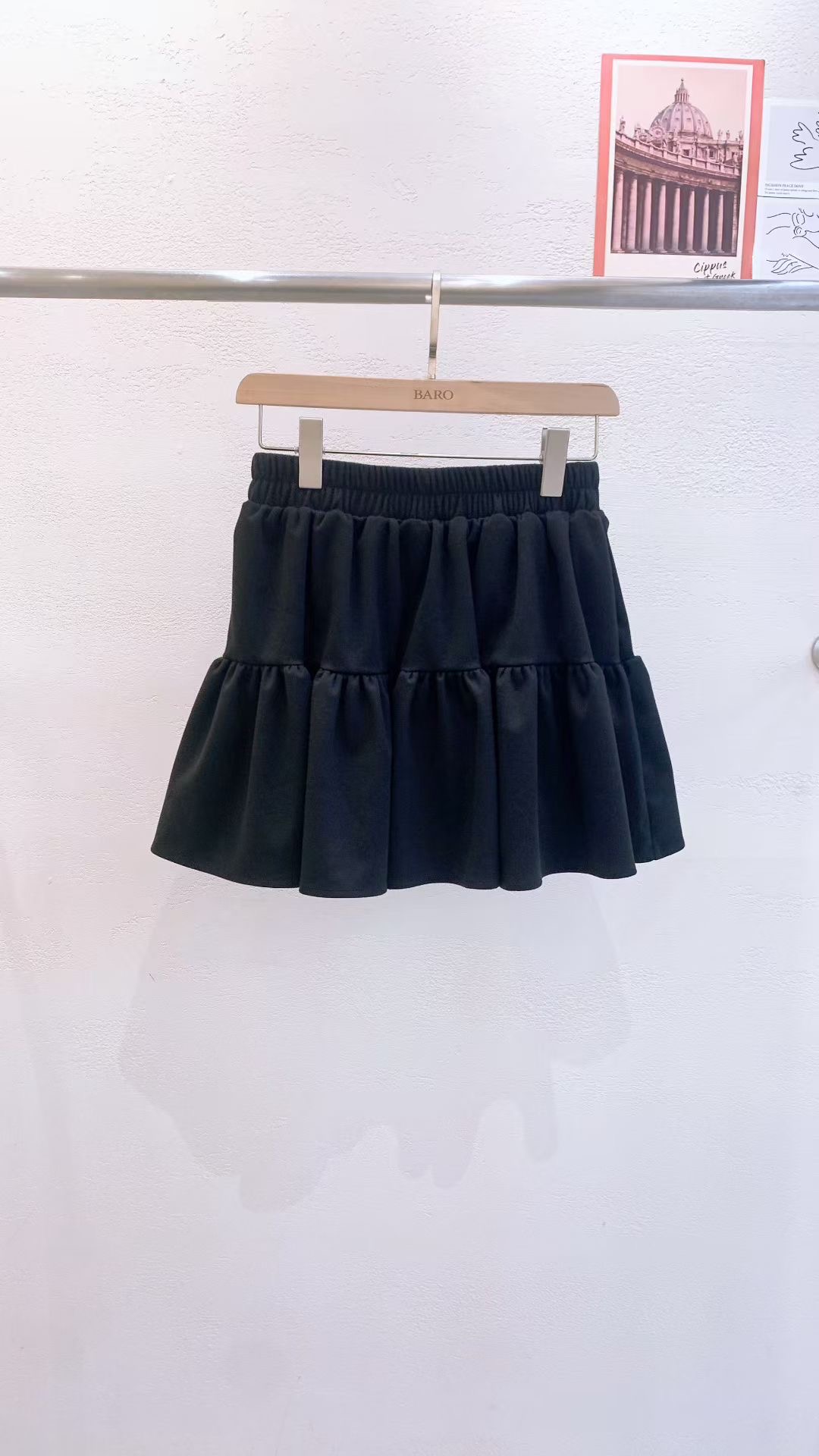 BARO東大門㊣代購女士新品時尚熱賣人氣25秋冬真品休閑短裙BARO短裙圖色2