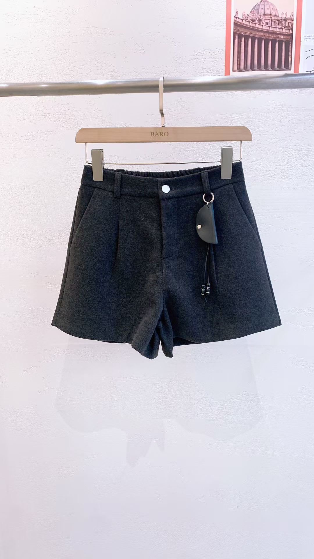BARO東大門㊣實拍女士新品人氣25秋冬休閑推薦真品時尚短褲BARO短褲圖色2