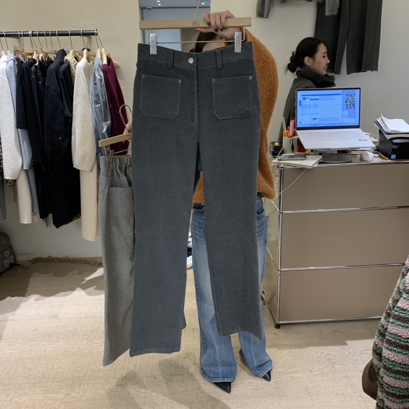 W AND J東大門㊣實拍女士新款人氣職業25秋冬熱賣真品休閑褲W AND J休閑褲圖色1