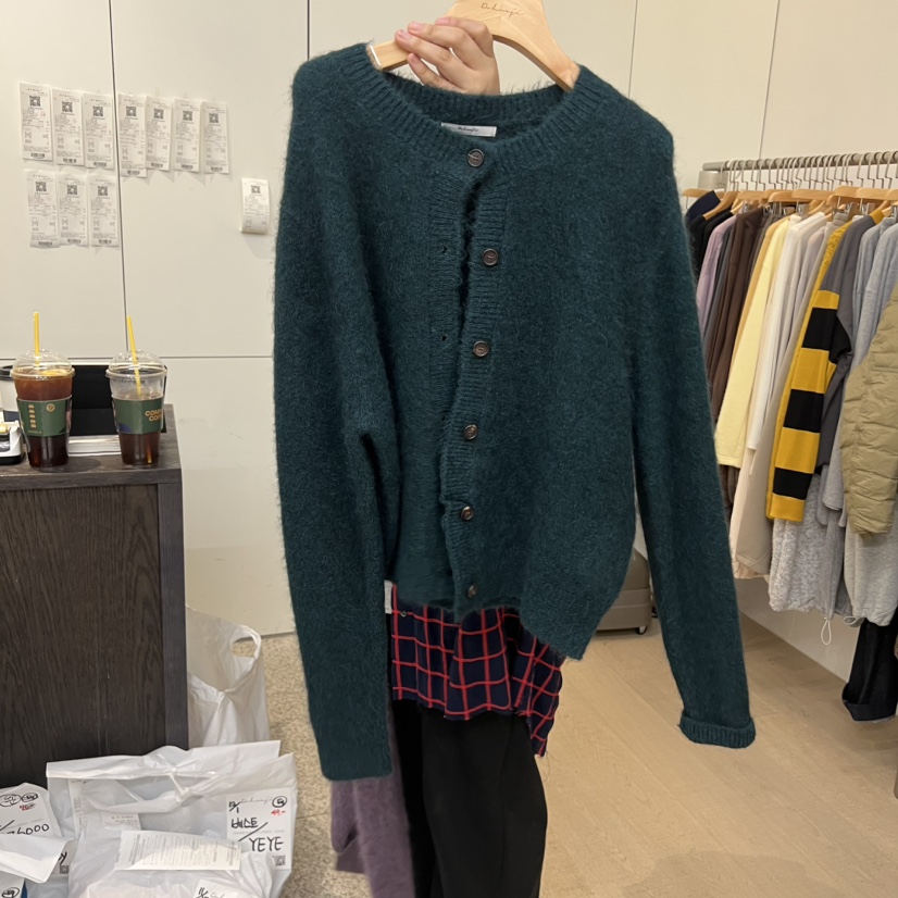 DOHWAJI東大門㊣直郵女裝新款推薦休閑職業真品熱賣針織衫開衫DOHWAJI針織衫圖色1