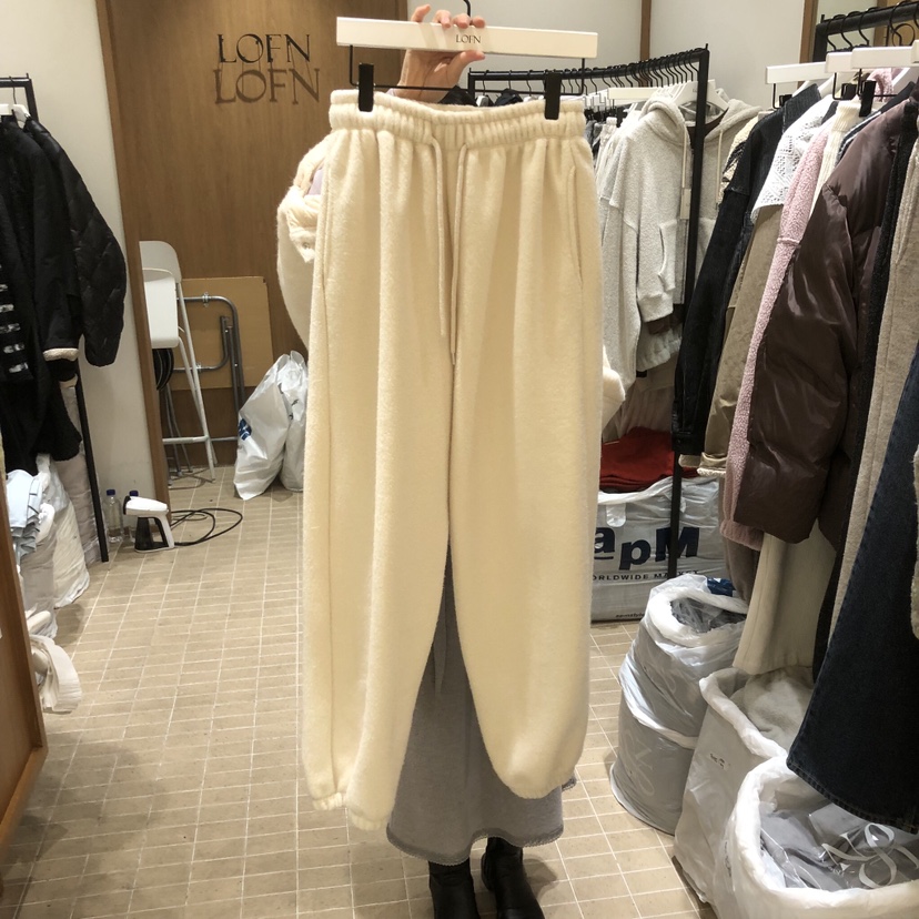 LOFN韓國直郵㊣女裝新款休閑人氣時尚真品推薦熱賣25秋冬休閑褲LOFN休閑褲圖色1