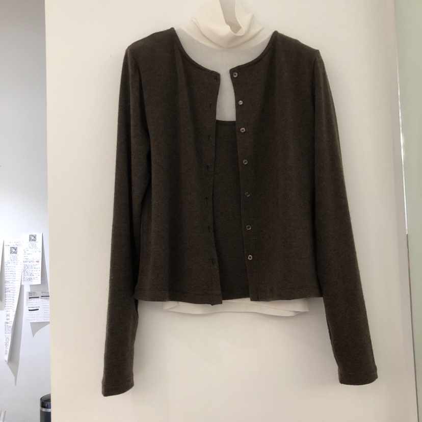 AUBE韓國代購㊣女士新款時尚25秋冬職業人氣熱賣真品套裝羊毛AUBE套裝圖色1