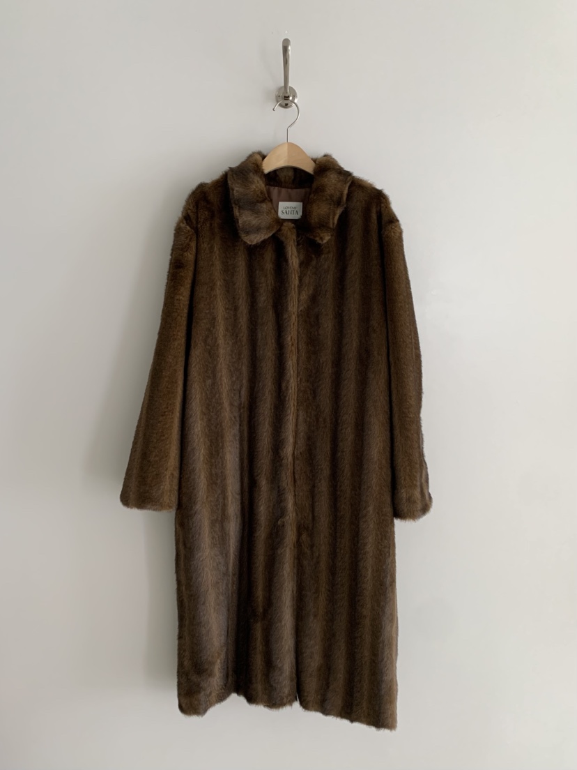 LOVE MY SANTA東大門㊣直郵女裝新品真品職業中長款大衣皮草Santa/LOVE MY SANTA中長款大衣圖色1