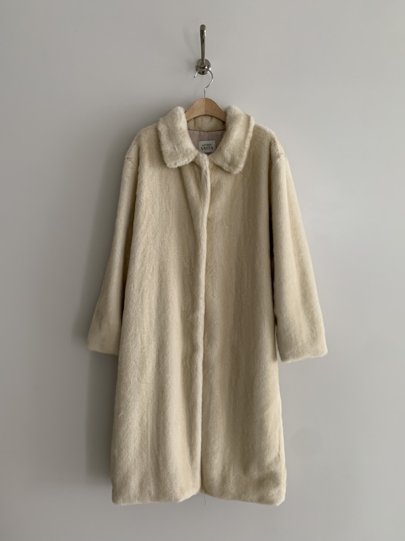 LOVE MY SANTA東大門㊣直郵女裝新品真品職業中長款大衣皮草Santa/LOVE MY SANTA中長款大衣圖色2