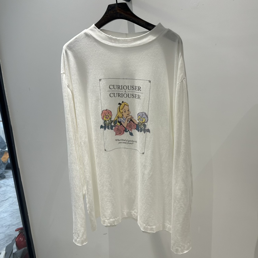 JANE BIRKIN韓國代購㊣女士新款真品人氣熱賣職業25秋冬長袖T恤JANE BIRKIN設計師品牌長袖T恤圖色2