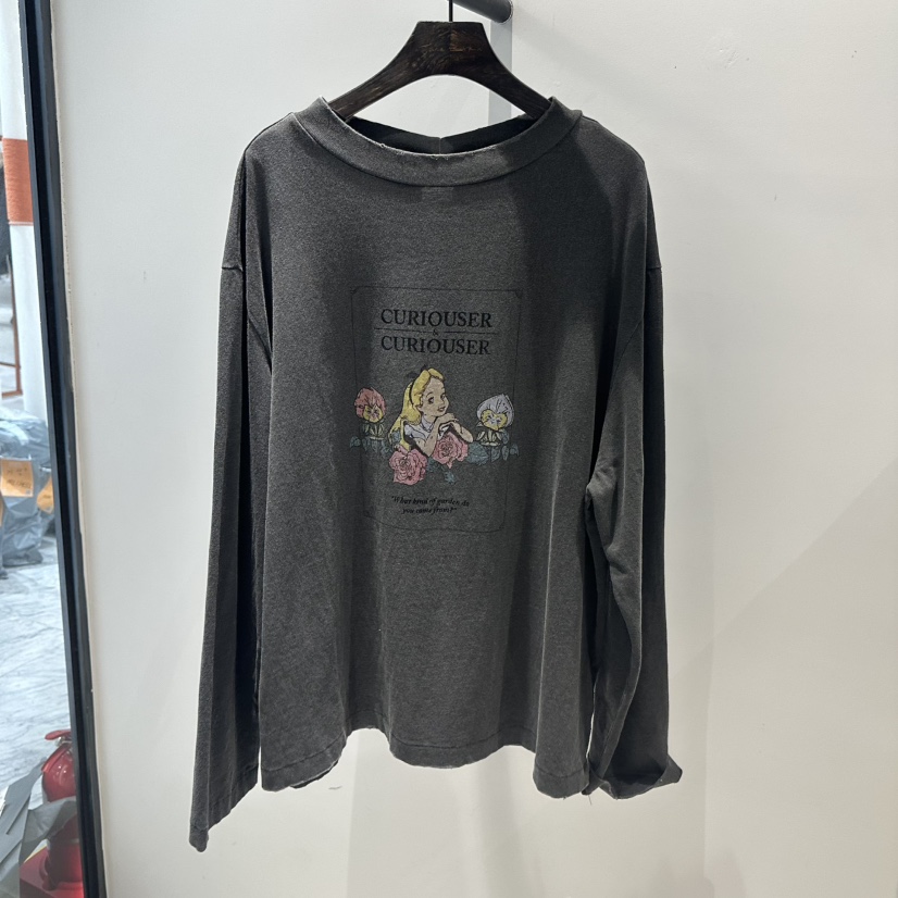 JANE BIRKIN韓國代購㊣女士新款真品人氣熱賣職業25秋冬長袖T恤JANE BIRKIN設計師品牌長袖T恤圖色3