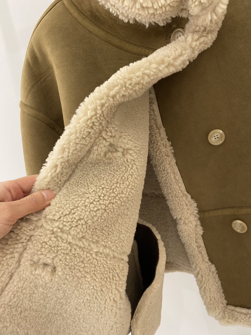 WEAUE SELVAGE東大門㊣實拍女裝新品人氣職業熱賣短款大衣Weave Selvage短款大衣