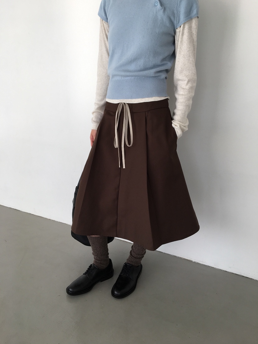 CCW韓國代購㊣女裝新款職業熱賣休閑真品推薦時尚半身裙中短裙CCW--NYUNYU半身裙/中短裙