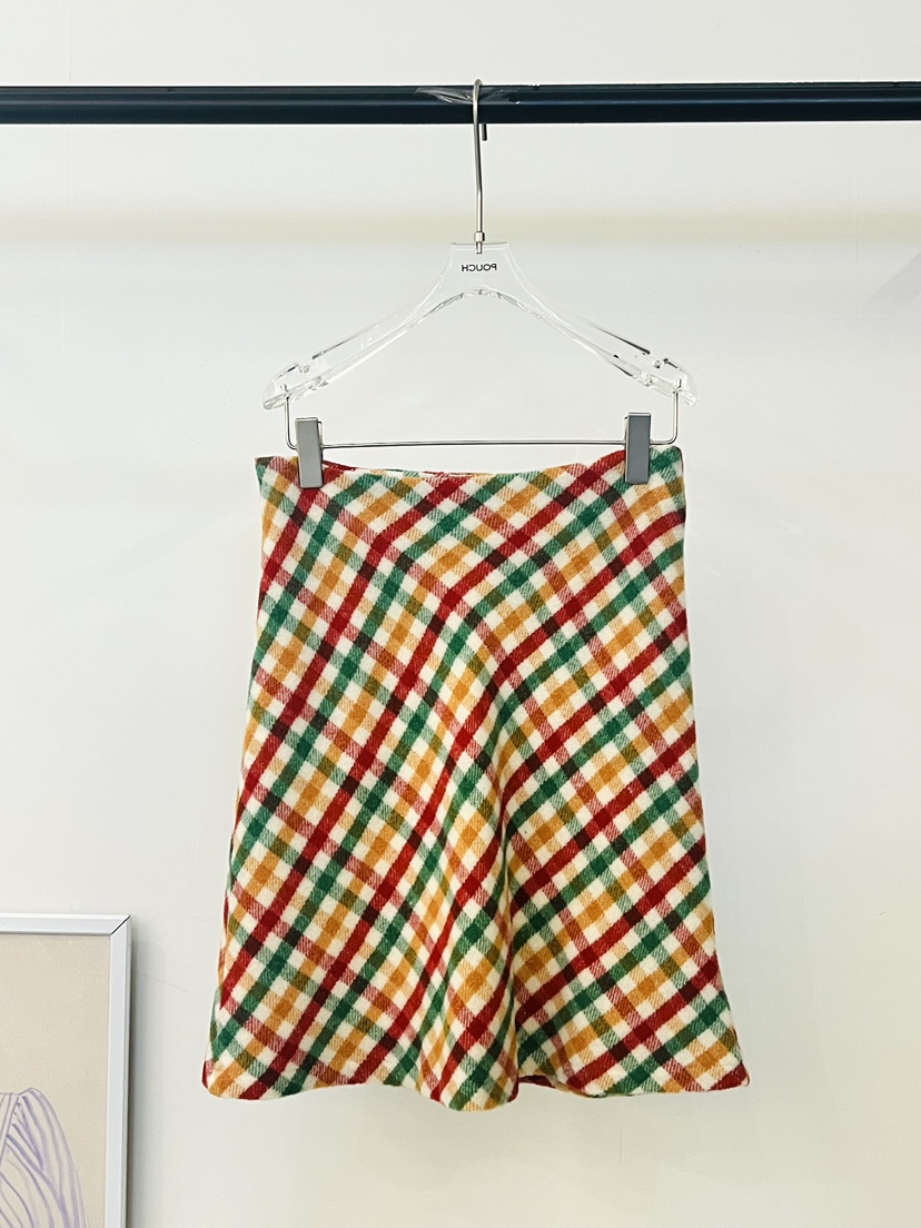 POUCH東大門㊣實拍女裝新款時尚休閑真品熱賣職業半身裙中短裙POUCH半身裙/中短裙圖色1