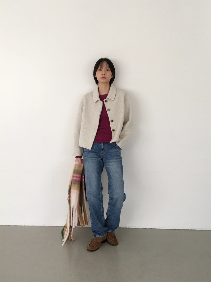 CCW東大門㊣代購女裝新品休閑推薦真品職業時尚25秋冬人氣夾克CCW--NYUNYU夾克