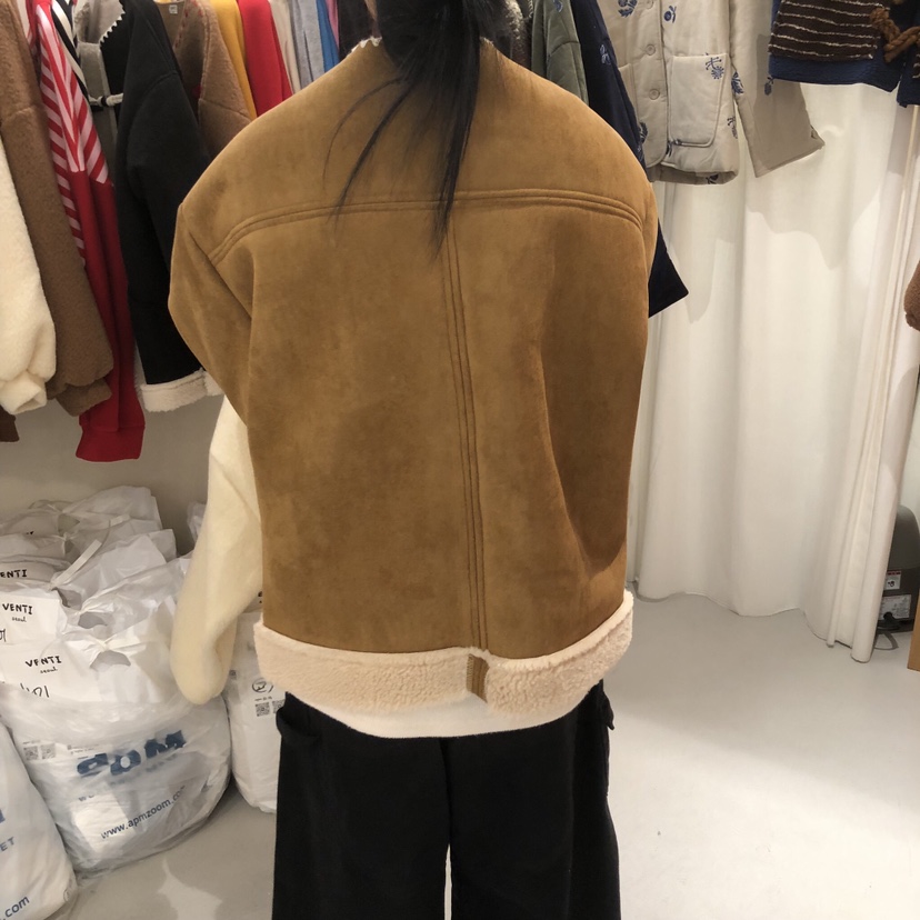 VENTI韓國代購㊣女士新品25秋冬休閑時尚熱賣職業真品人氣夾克VENTI夾克