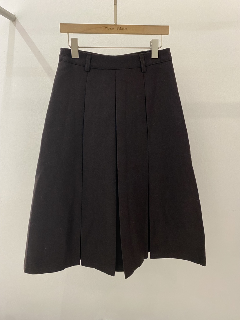 WEAUE SELVAGE韓國直郵㊣女士新款推薦職業時尚熱賣真品長裙Weave Selvage長裙圖色2棕色