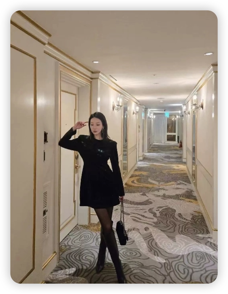 HERISH-HAUTE韓國直郵㊣女裝新品25秋冬推薦真品休閑連衣裙HERISH-HAUTE連衣裙