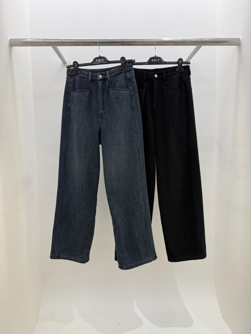 EDIT東大門㊣實拍女士新品推薦休閑時尚職業人氣牛仔褲加絨EDIT牛仔褲
