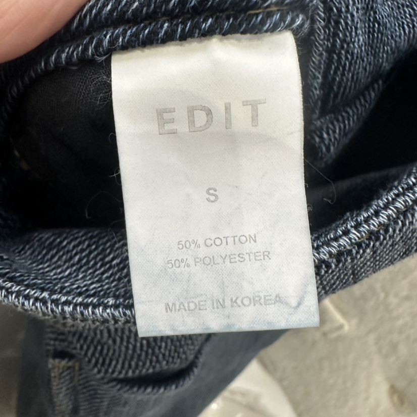 EDIT東大門㊣實拍女士新品推薦休閑時尚職業人氣牛仔褲加絨EDIT牛仔褲
