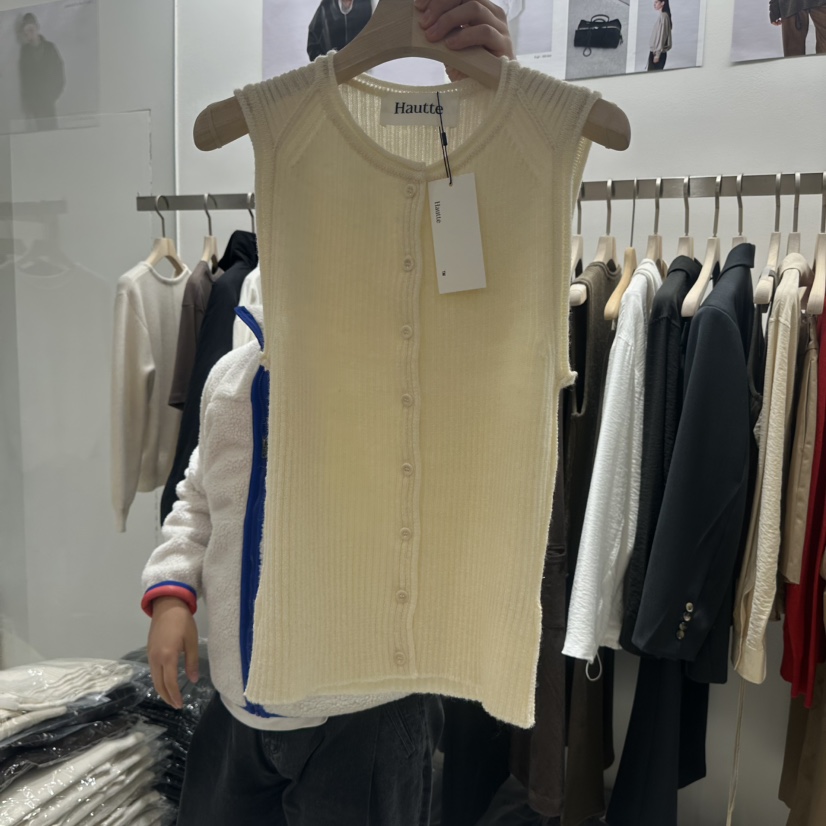 HAUTTE-P東大門㊣代購女士新款時尚推薦25秋冬熱賣職業馬甲HAUTTE馬甲圖色1