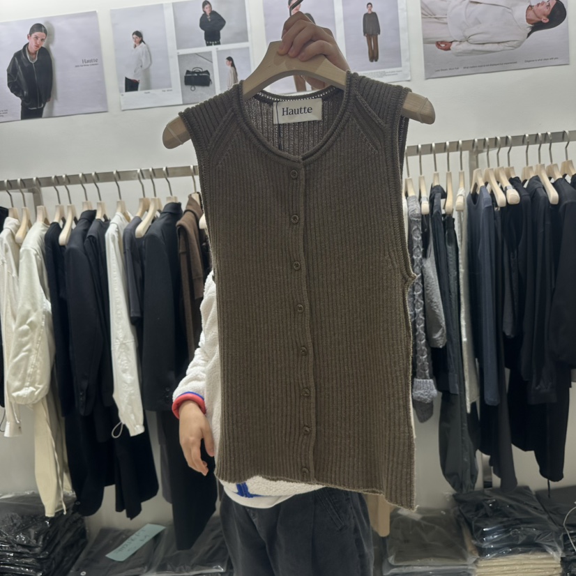HAUTTE-P東大門㊣代購女士新款時尚推薦25秋冬熱賣職業馬甲HAUTTE馬甲圖色3