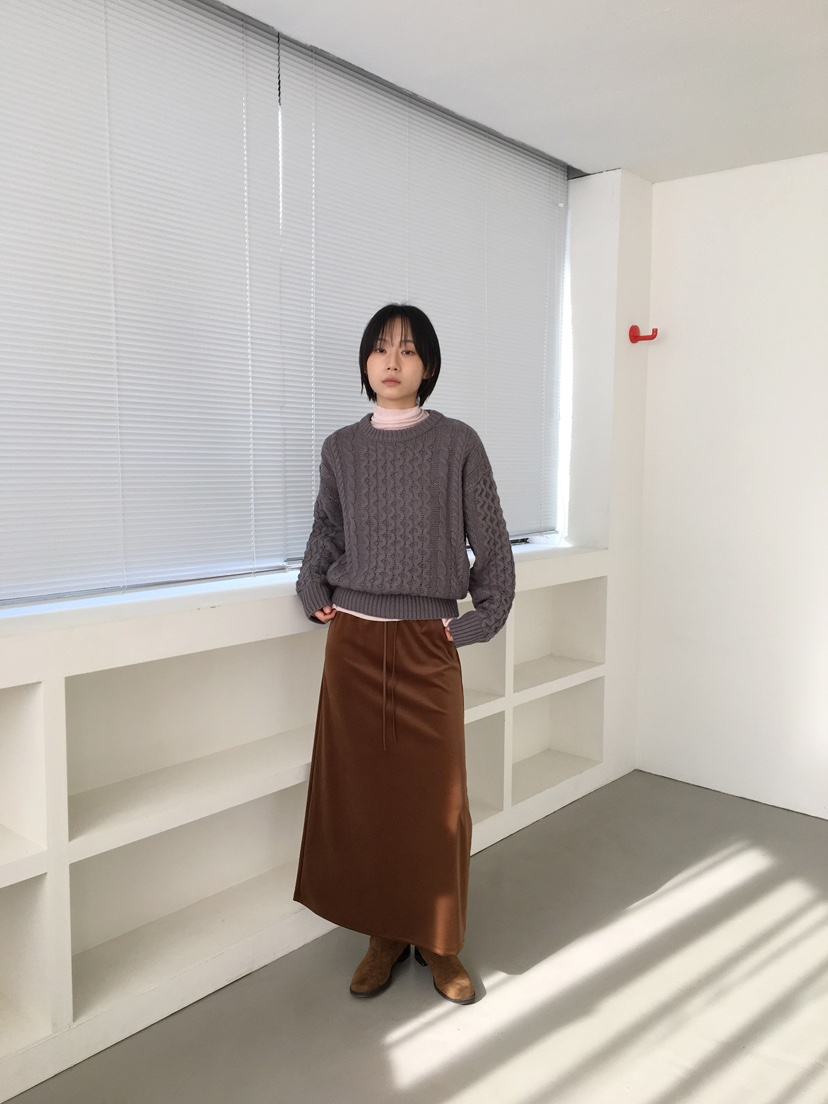 CCW東大門㊣代購女士新品職業時尚熱賣推薦人氣25秋冬休閑長裙CCW--NYUNYU長裙