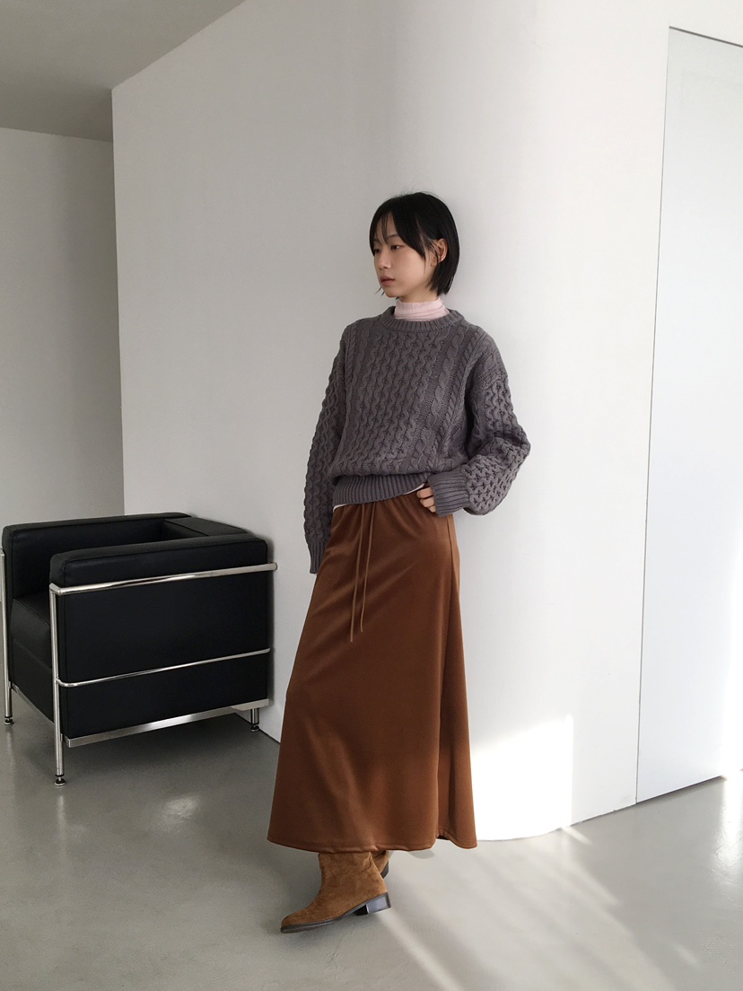 CCW東大門㊣代購女士新品職業時尚熱賣推薦人氣25秋冬休閑長裙CCW--NYUNYU長裙