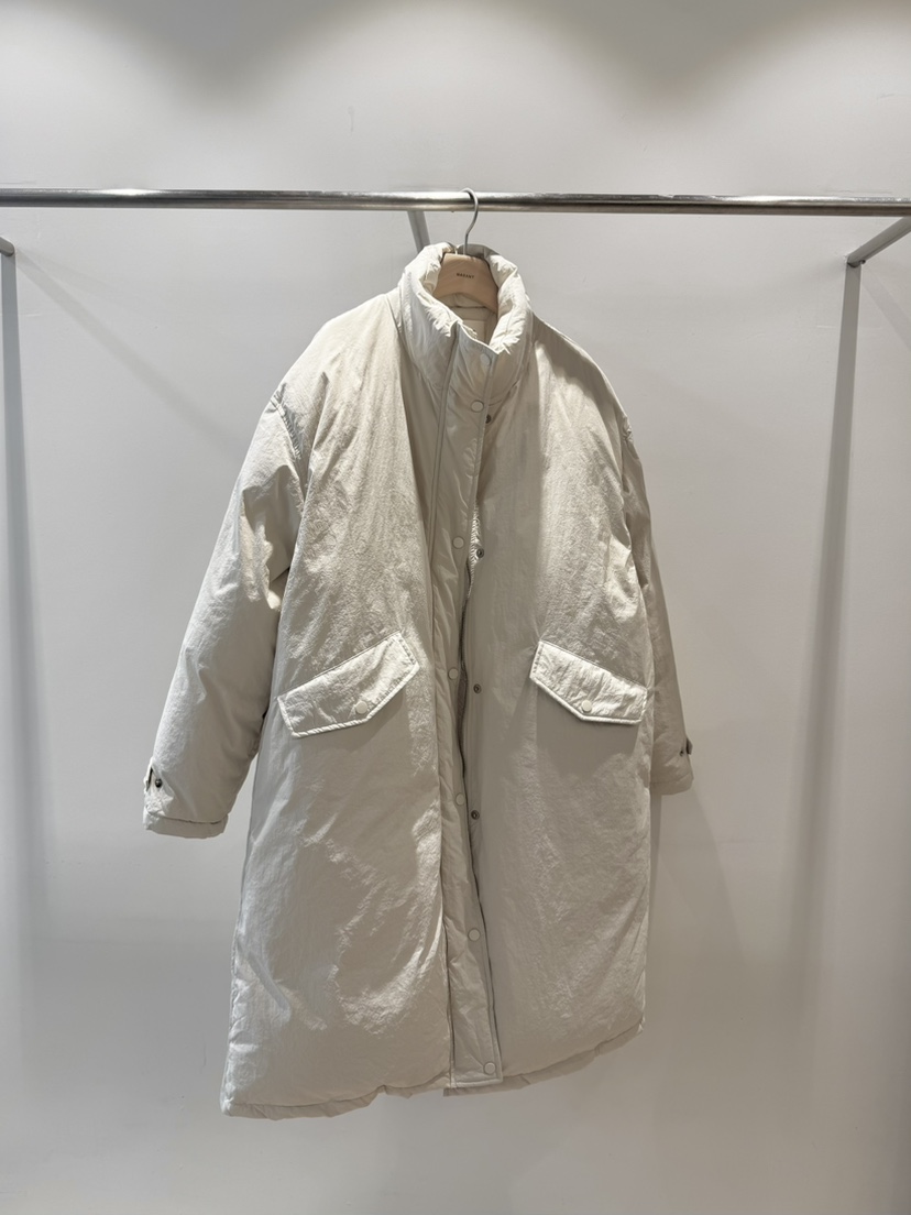 MARANT東大門㊣直郵女士新款時尚推薦25秋冬長款羽絨服鴨絨MARANT長款羽絨服圖色1