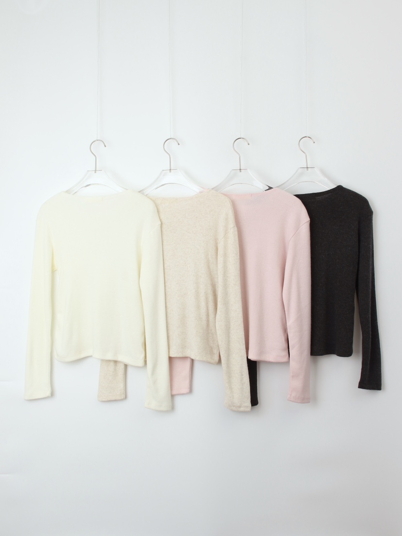 CCW東大門㊣直郵女士新款時尚職業熱賣推薦25秋冬人氣長袖T恤CCW--NYUNYU長袖T恤