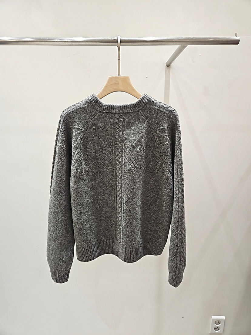 MONTER東大門㊣直郵女裝新款推薦人氣職業休閑毛衣羊毛刺繡MONTER毛衣