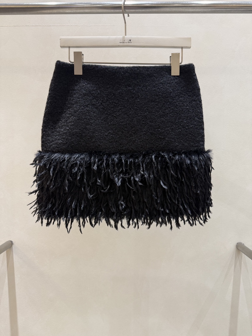 FEFFER東大門㊣實拍女士新品時尚休閑人氣推薦25秋冬真品短裙FEFFER短裙圖色2