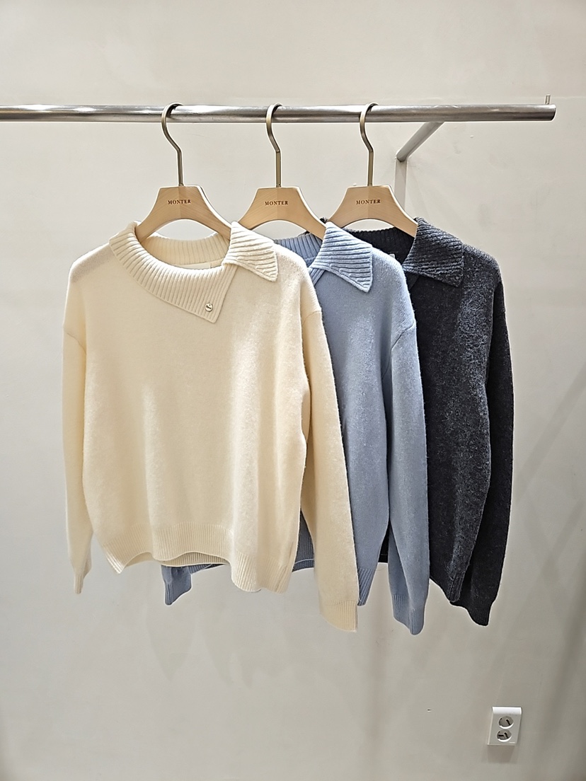 MONTER東大門㊣代購女士新款休閑時尚25秋冬真品職業人氣毛衣MONTER毛衣