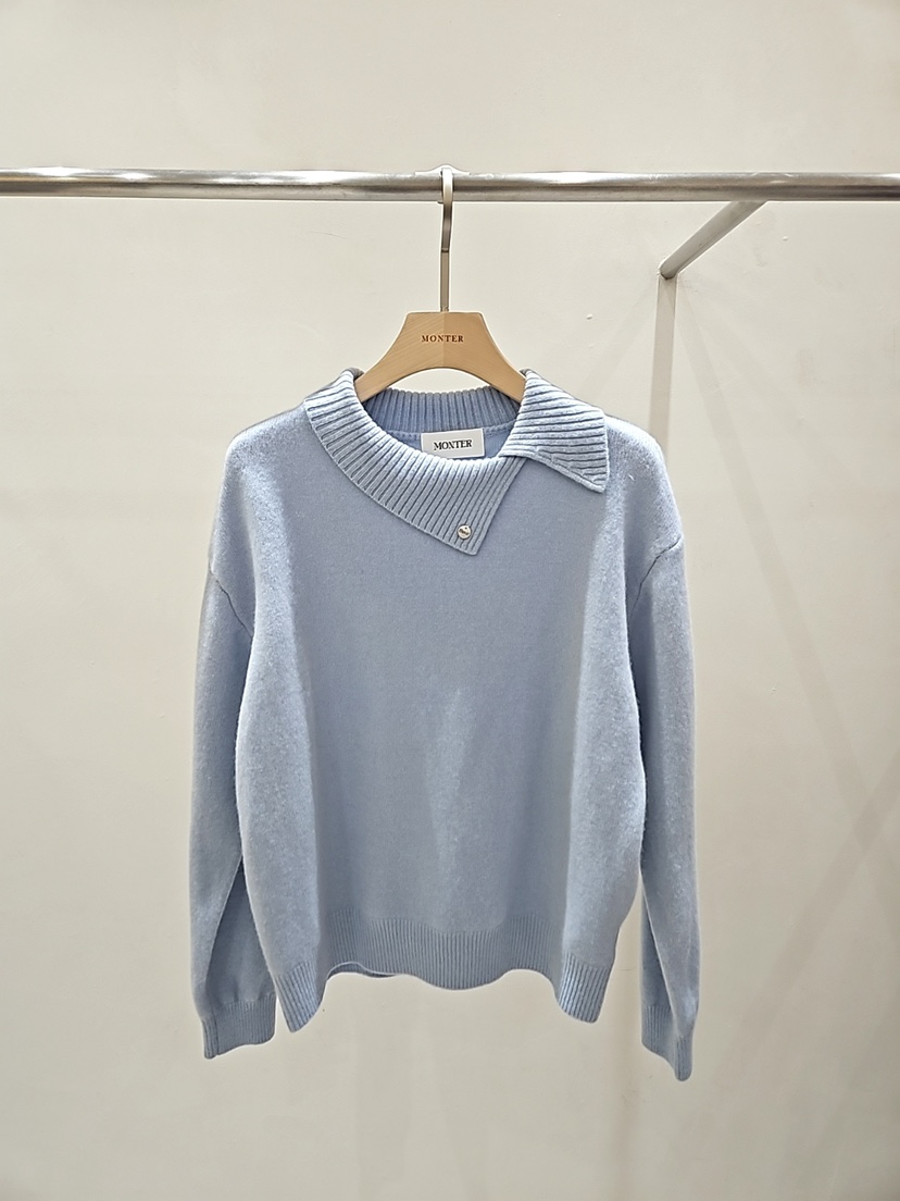 MONTER東大門㊣代購女士新款休閑時尚25秋冬真品職業人氣毛衣MONTER毛衣圖色3