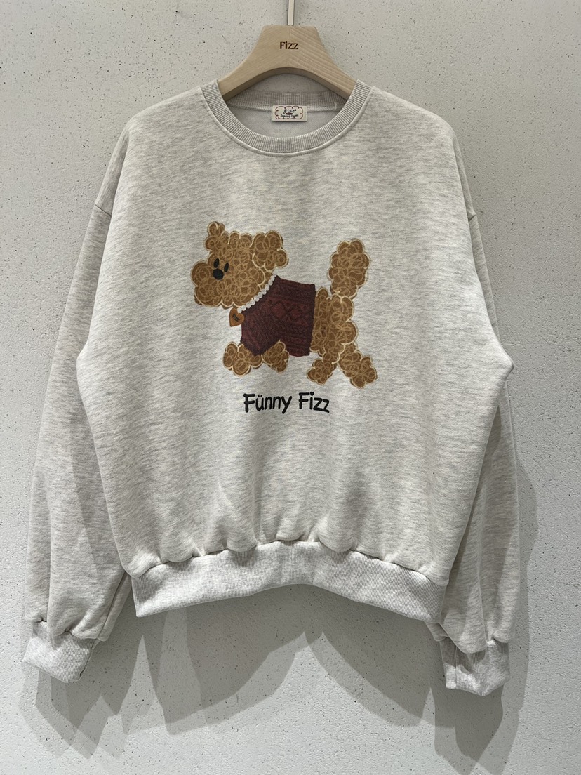 FIZZ東大門㊣直郵女裝新款熱賣人氣推薦休閑25秋冬真品衛衣FIZZ衛衣圖色2