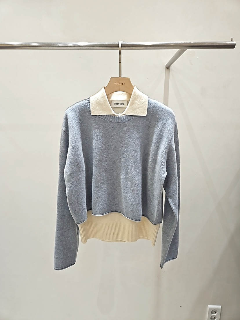 MONTER韓國代購㊣女士新款25秋冬真品推薦休閑人氣套裝套裝MONTER套裝圖色1