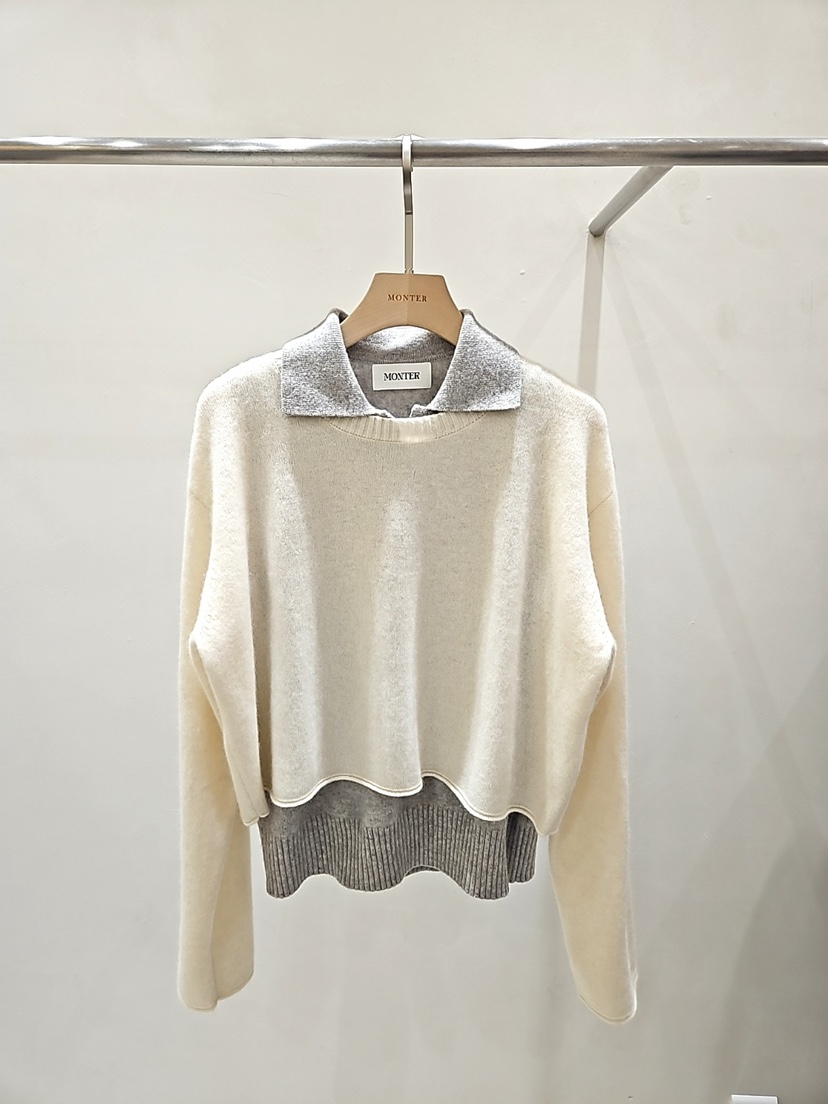 MONTER韓國代購㊣女士新款25秋冬真品推薦休閑人氣套裝套裝MONTER套裝圖色3