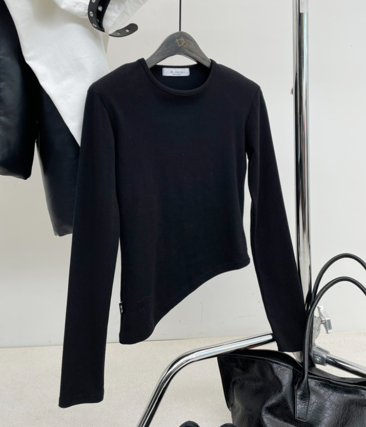 D2/A2韓國直郵㊣女裝新款熱賣時尚職業25秋冬推薦人氣長袖T恤D2/A2長袖T恤圖色2