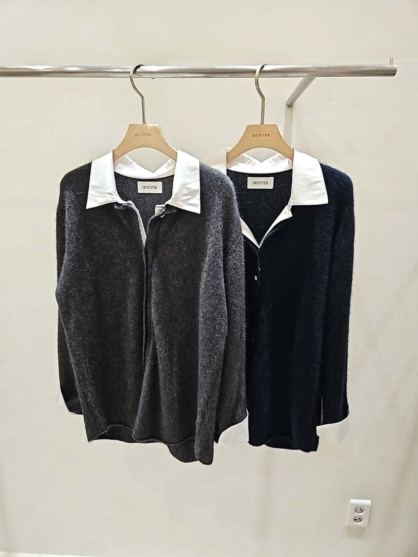 MONTER東大門㊣代購女裝新款人氣真品職業時尚熱賣針織衫浣熊MONTER針織衫