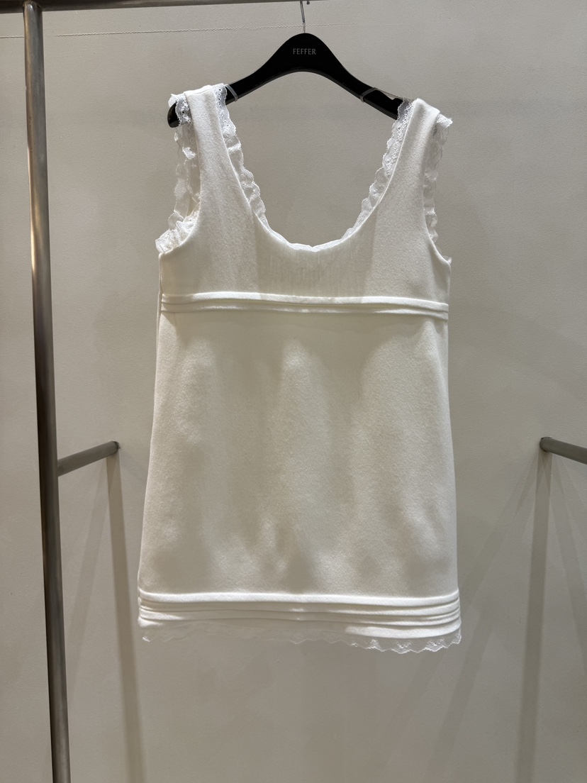 FEFFER韓國代購㊣女士新款25秋冬真品熱賣時尚人氣連衣裙蕾絲FEFFER連衣裙圖色1