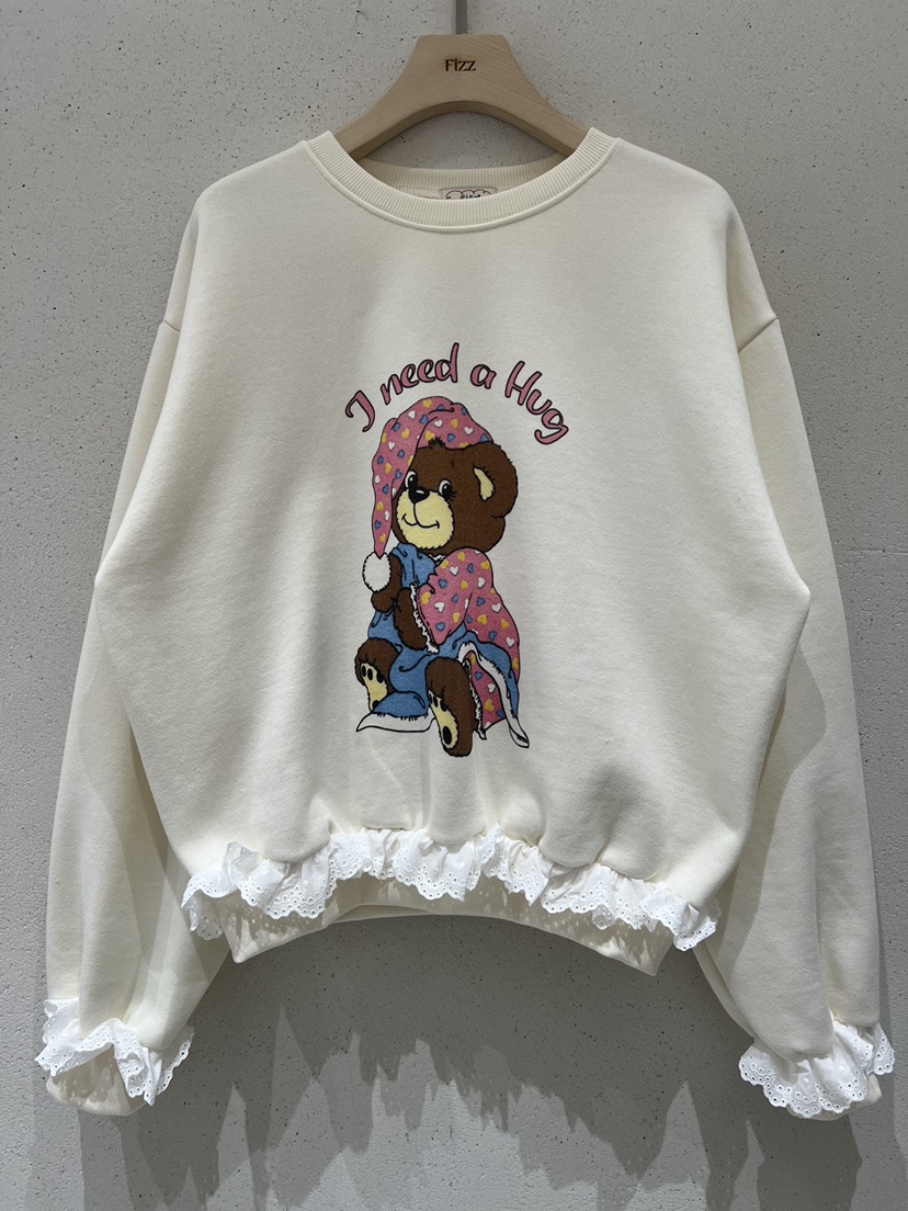 FIZZ東大門㊣直郵女裝新品熱賣職業真品人氣休閑時尚推薦衛衣FIZZ衛衣圖色2