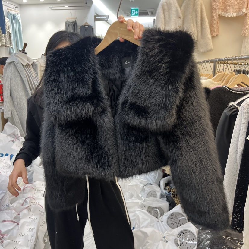 BEEN-A韓國直郵㊣女裝新品時尚職業休閑25秋冬熱賣短款大衣BEEN-A短款大衣圖色2