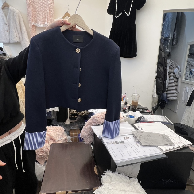 BEEN-A東大門㊣實拍女士新品25秋冬休閑時尚人氣推薦真品夾克BEEN-A夾克圖色1