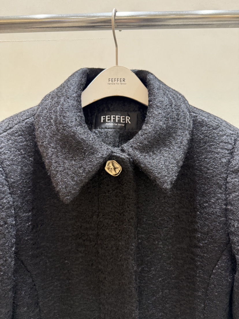 FEFFER東大門㊣實拍女裝新品推薦人氣25秋冬職業休閑熱賣夾克FEFFER夾克
