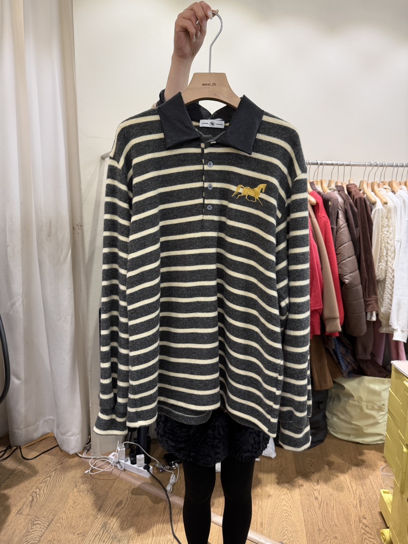 AUVERFIT東大門㊣代購女裝新品推薦休閑人氣25秋冬熱賣長袖T恤AUVERFIT長袖T恤圖色3灰色