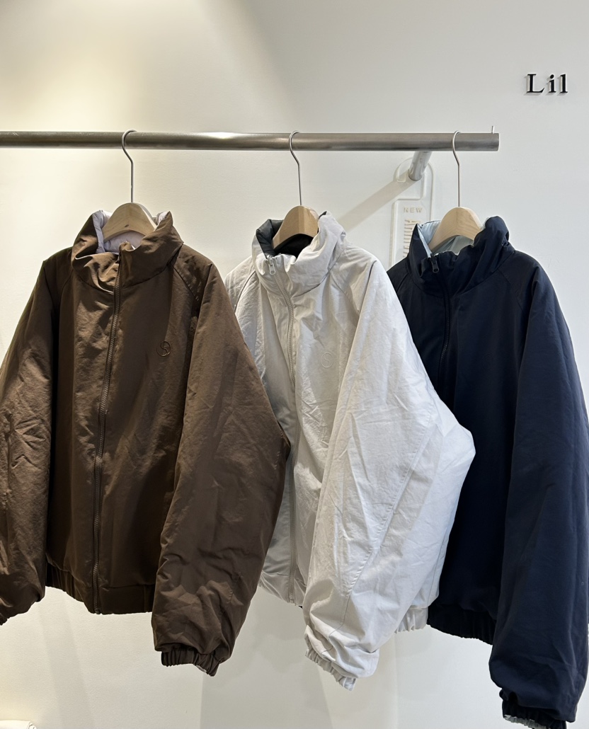 LIL韓國直郵㊣女士新款熱賣休閑職業推薦短款棉服兩面穿雙面LIL短款棉服