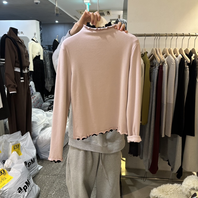 LIL東大門㊣直郵女士新品時尚休閑真品推薦人氣職業長袖T恤LIL長袖T恤圖色4