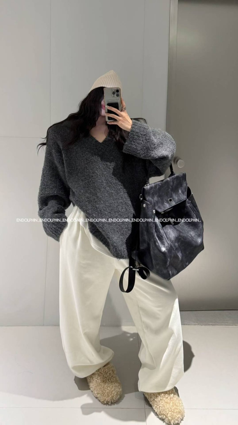 ENDOLPHIN東大門㊣實拍女士新款時尚熱賣人氣職業推薦25秋冬毛衣ENDOLPHIN毛衣圖色3