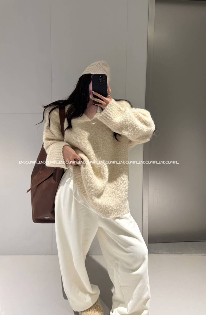 ENDOLPHIN東大門㊣實拍女士新款時尚熱賣人氣職業推薦25秋冬毛衣ENDOLPHIN毛衣圖色4