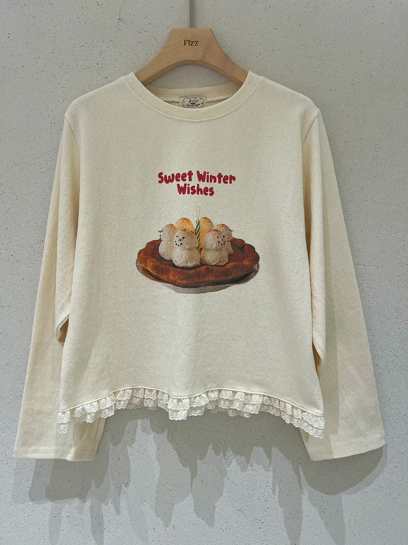 FIZZ韓國直郵㊣女裝新款時尚休閑熱賣25秋冬人氣推薦長袖T恤FIZZ長袖T恤圖色1