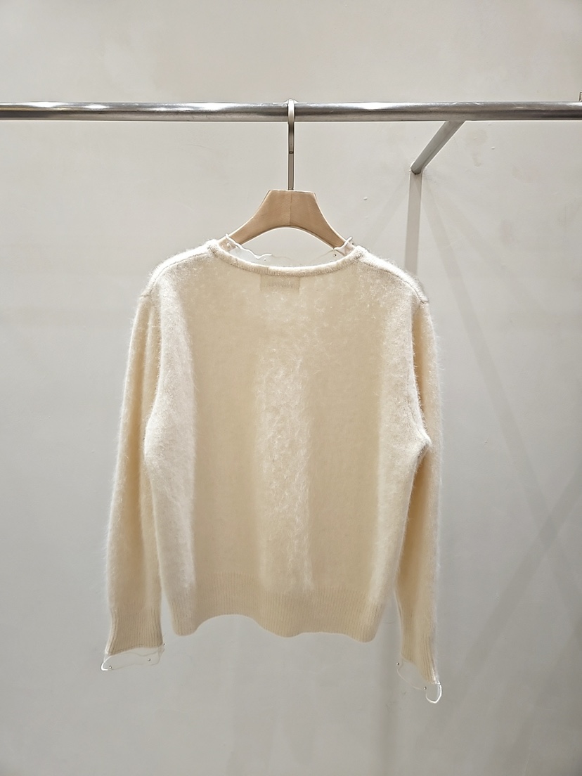 MONTER韓國代購㊣女裝新款時尚休閑人氣熱賣推薦25秋冬毛衣蕾絲MONTER毛衣