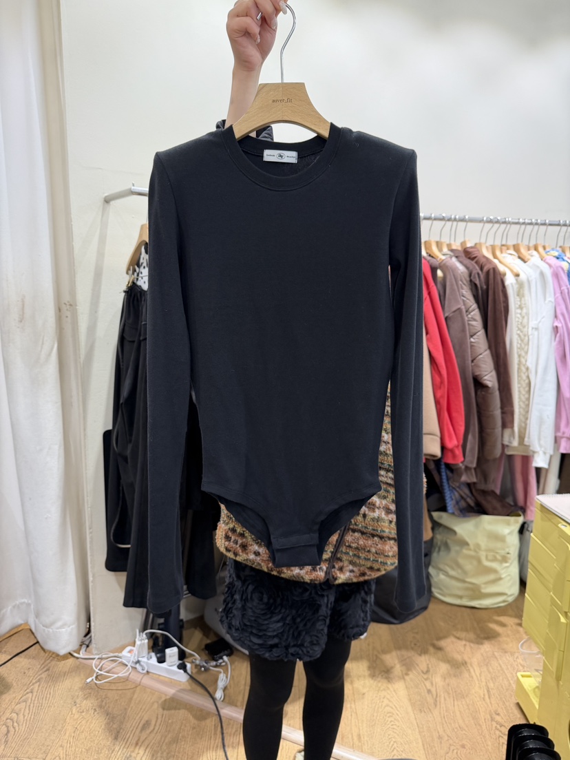 AUVERFIT韓國代購㊣女裝新品25秋冬休閑真品熱賣職業長袖T恤AUVERFIT長袖T恤圖色5
