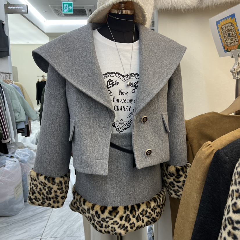 BEEN-A韓國代購㊣女裝新品人氣職業推薦真品時尚熱賣休閑夾克BEEN-A夾克圖色1